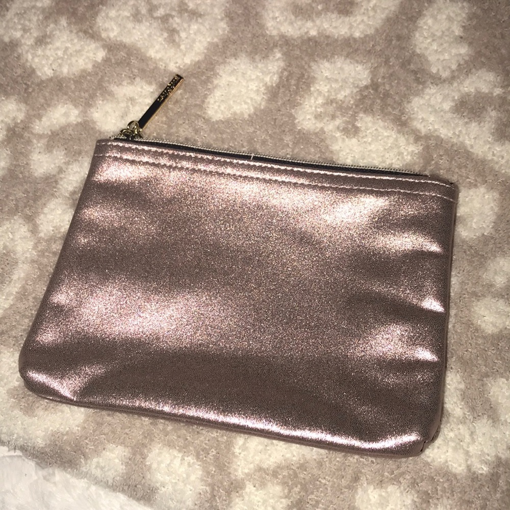 Lancôme pink cosmetic bag